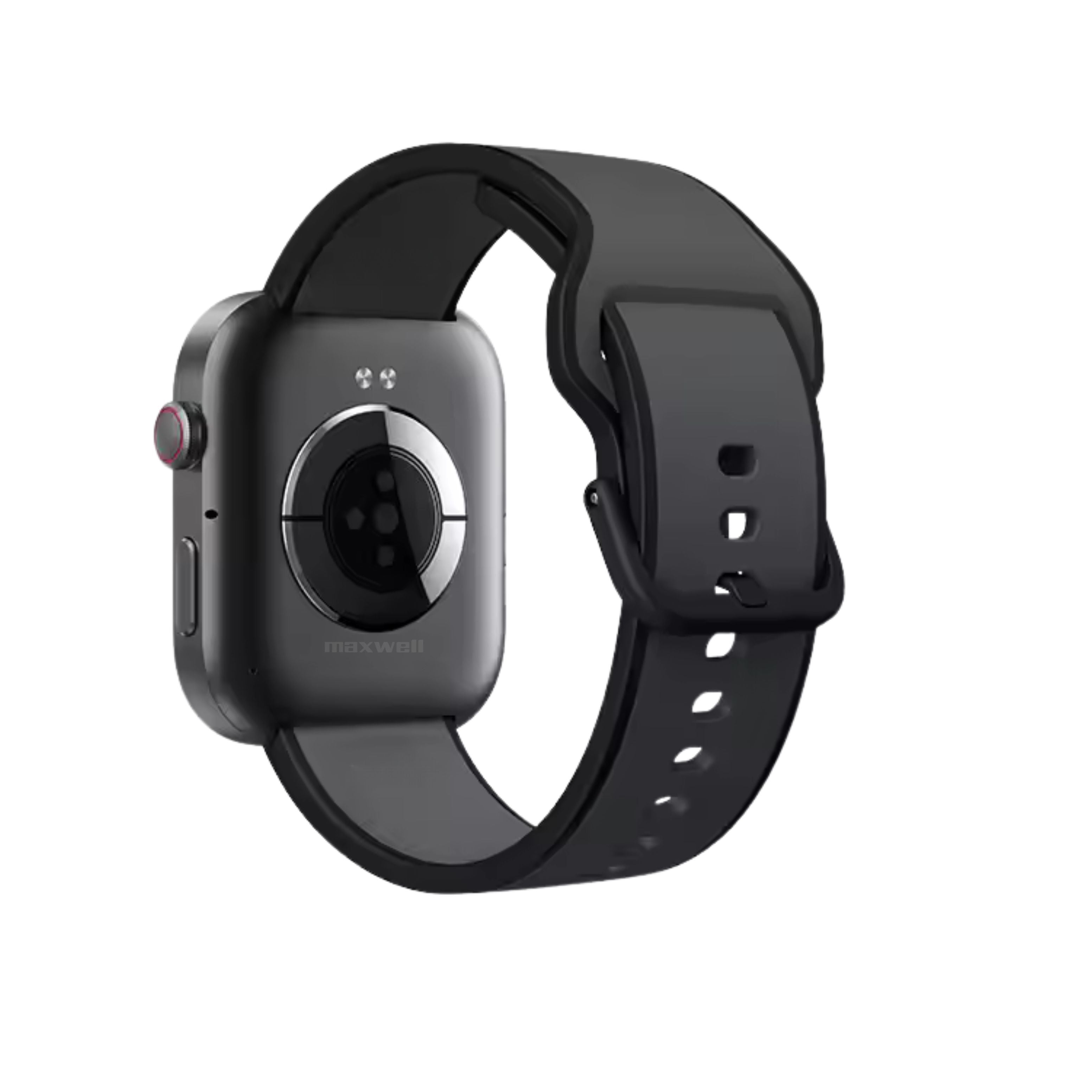 Smartwatch AMOLED Maxwell GTX12 Black avec Assistant vocal AI