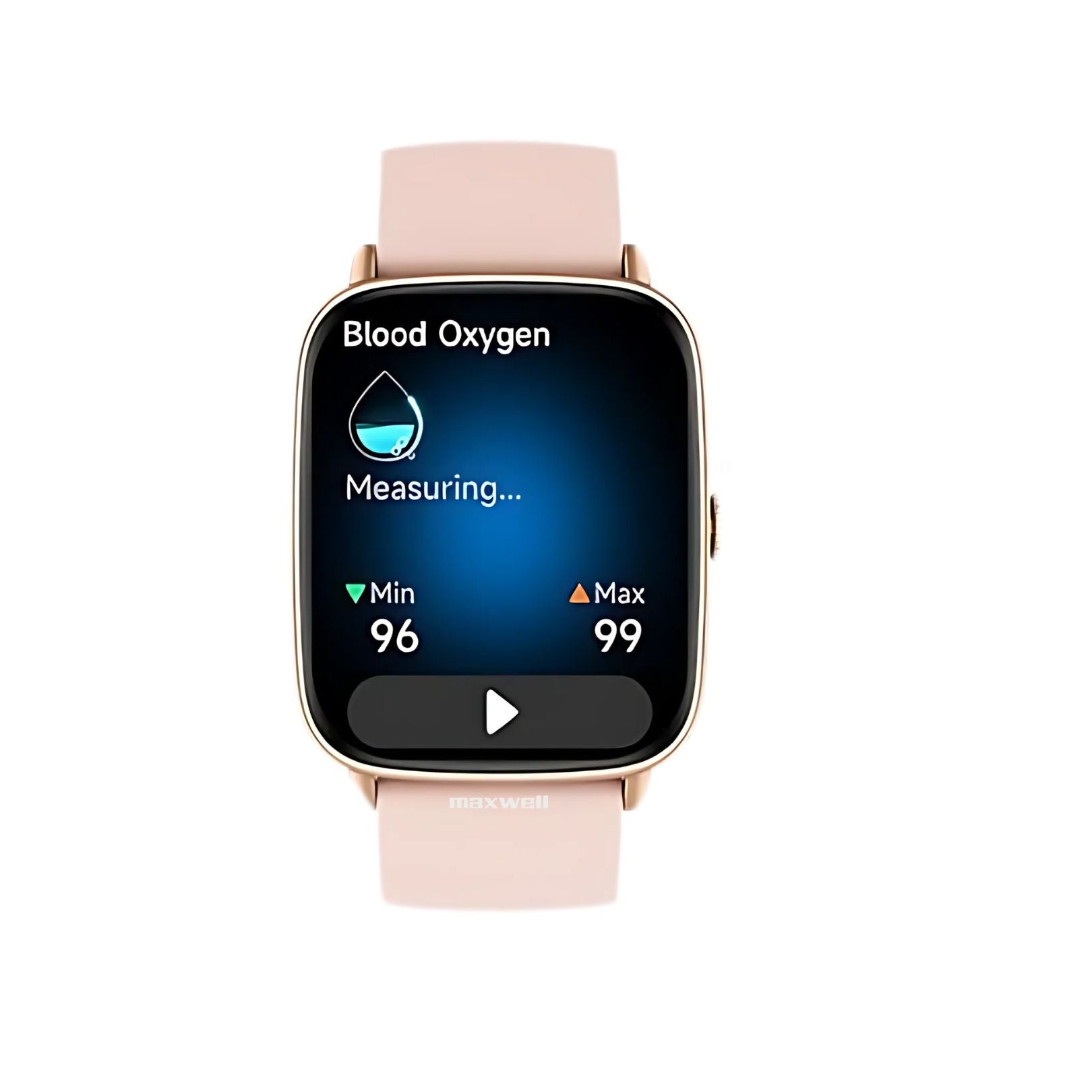 Smartwatch Maxwell IDW28 Gold Écran HD 1,85" avec verre CSG