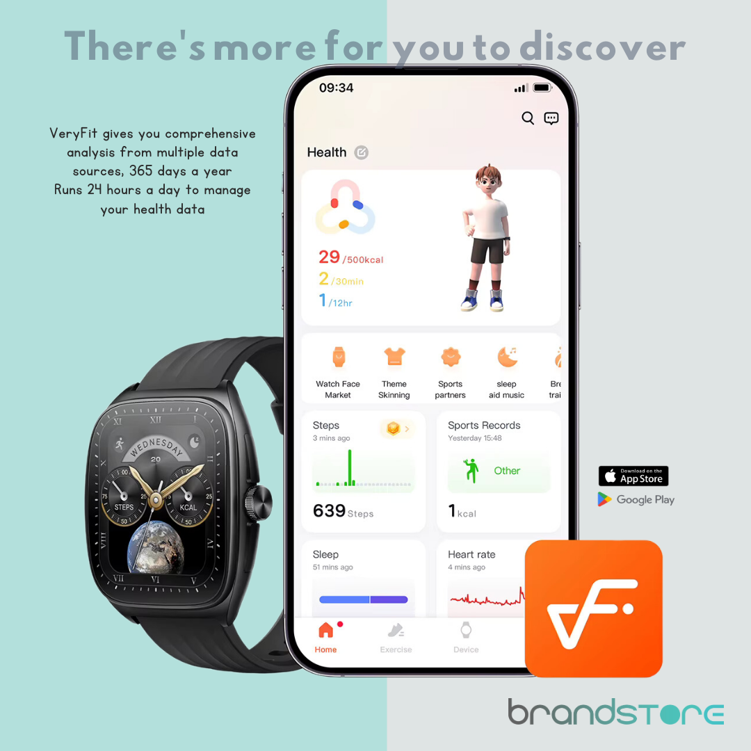 Smartwatch Maxwell GTX19 - Écran Incurvé AMOLED, Boîtier Aluminium Léger et Résistant - Brandstore