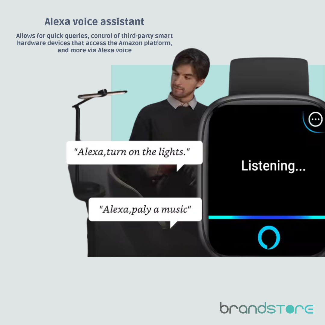 Smartwatch Maxwell IDW26 – Design moderne, Appels Bluetooth, Assistant Vocal Alexa - Brandstore