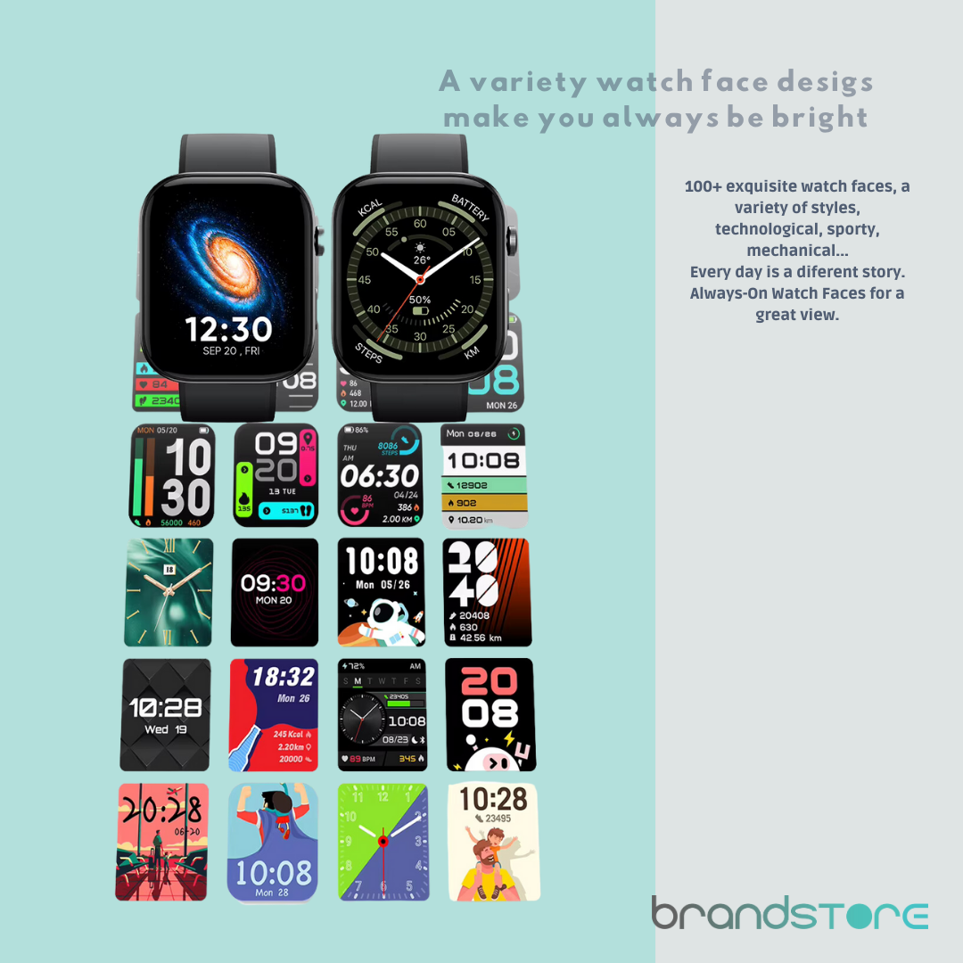 Smartwatch Maxwell GTX12 AMOLED Full Vision HD avec Assistant vocal AI - Brandstore