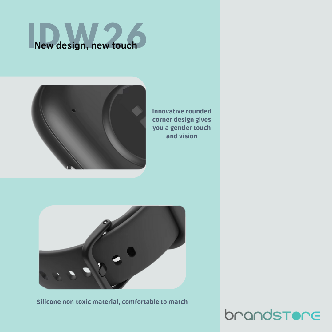 Smartwatch Maxwell IDW26 – Design moderne, Appels Bluetooth, Assistant Vocal Alexa - Brandstore