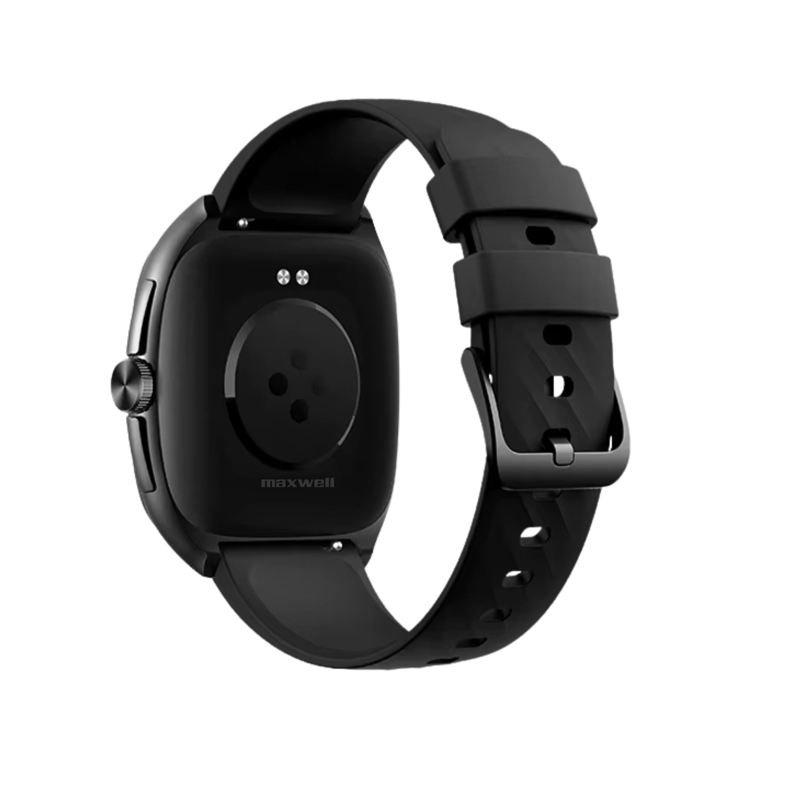 Smartwatch AMOLED Maxwell GTX19 Noir - Écran Incurvé AMOLED, Boîtier Aluminium Léger et Résistant