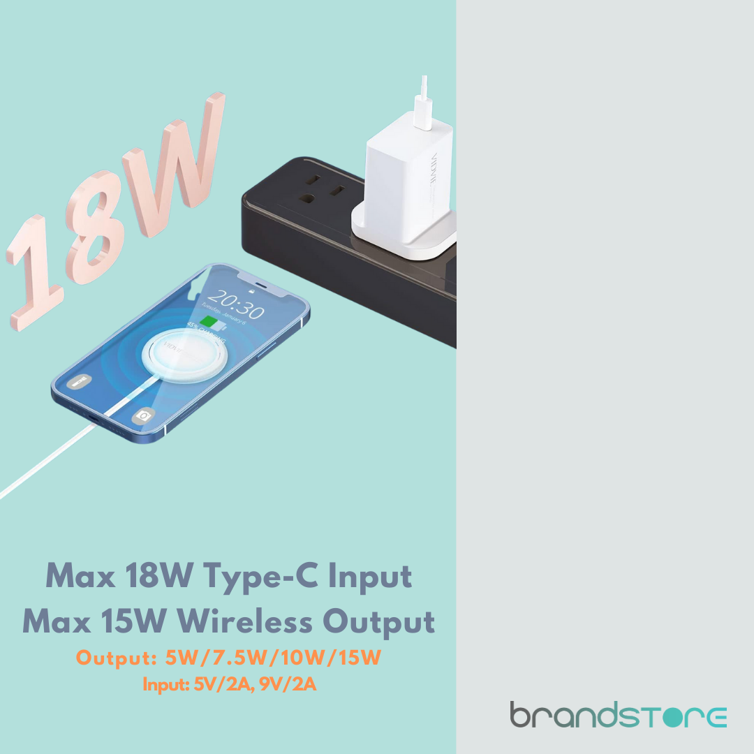 Chargeur Vidvie WLC1405 sans fil à induction MagSafe - Brandstore
