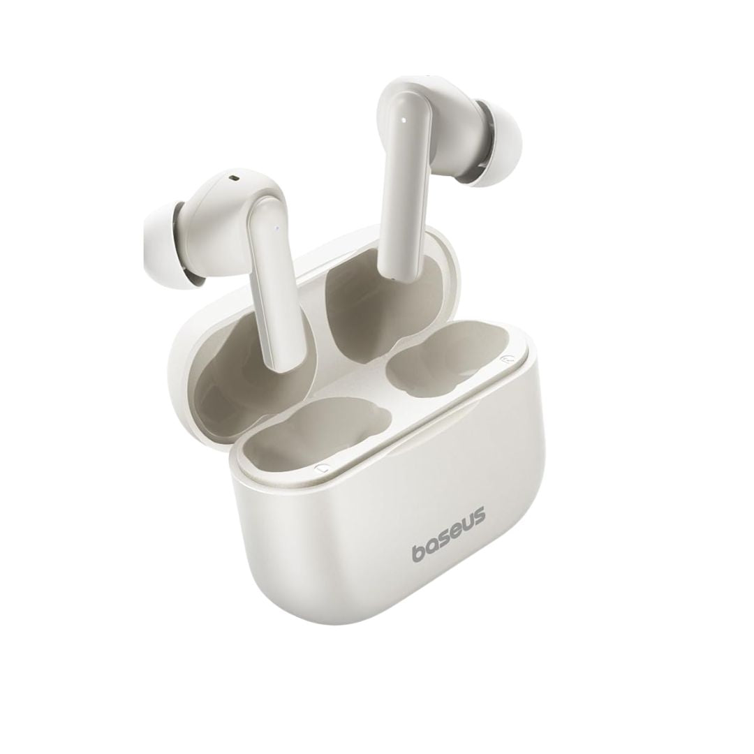 Baseus Bowie E17 – Écouteurs Bluetooth 5.3 avec Réduction de Bruit ENC, 25h d’Autonomie Faible Latence pour Gaming & Appels