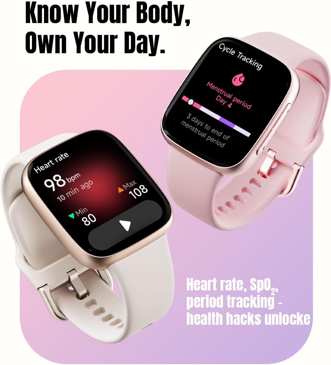 Smartwatch AMOLED Maxwell GTX20 Pink Waterproof