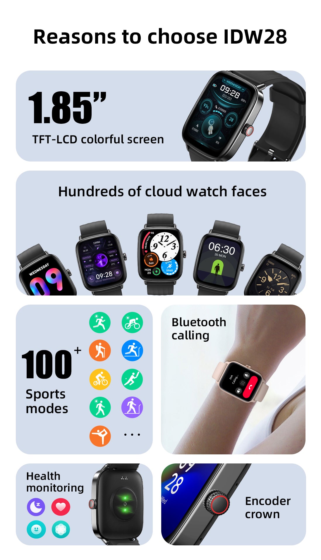 Smartwatch MAXWELL IDW28 - Écran 1,85", en Acier Inoxydable, Bluetooth 5.3, Assistant Vocal IA - Brandstore