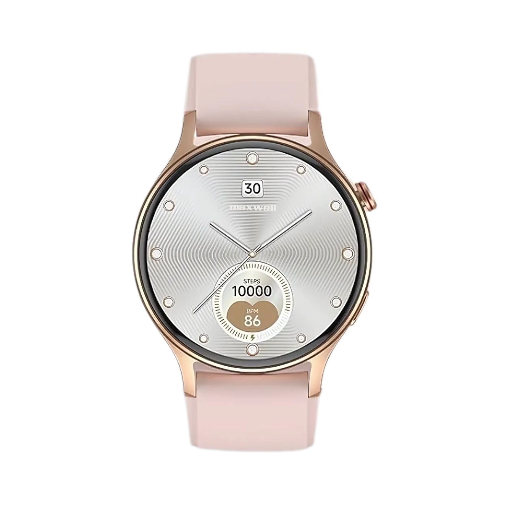 Smartwatch AMOLED Maxwell AR01 Rose Gold atterie 300 mAh avec autonomie de 12 jours