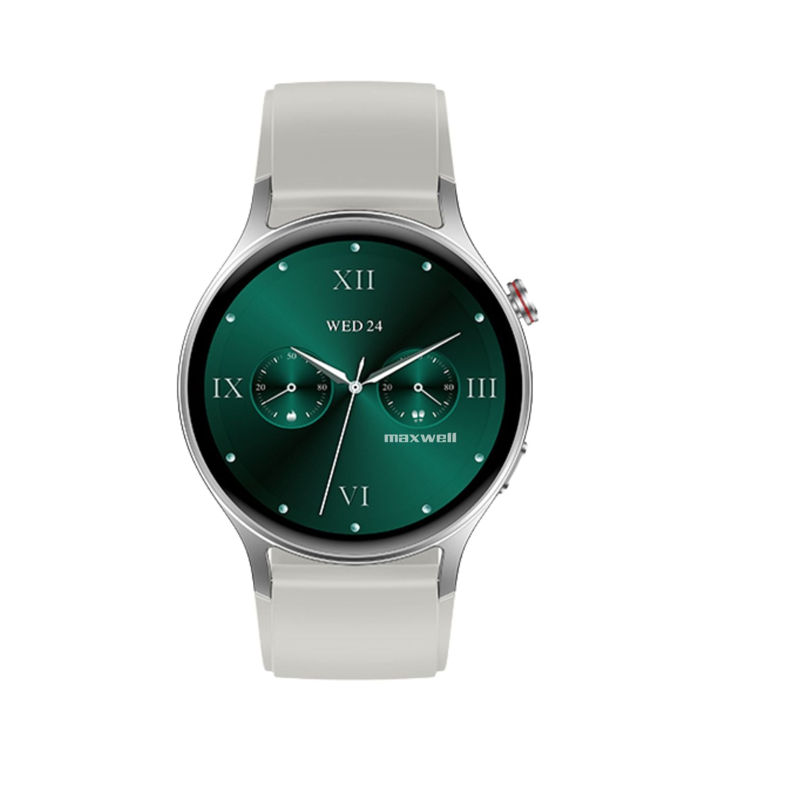 Smartwatch AMOLED Maxwell AR01 Silver Batterie 300 mAh avec autonomie de 12 jours