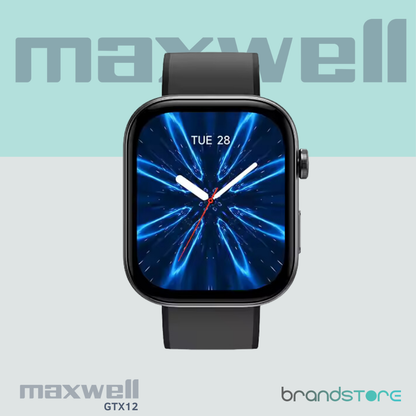 Smartwatch Maxwell GTX12 AMOLED Full Vision HD avec Assistant vocal AI - Brandstore