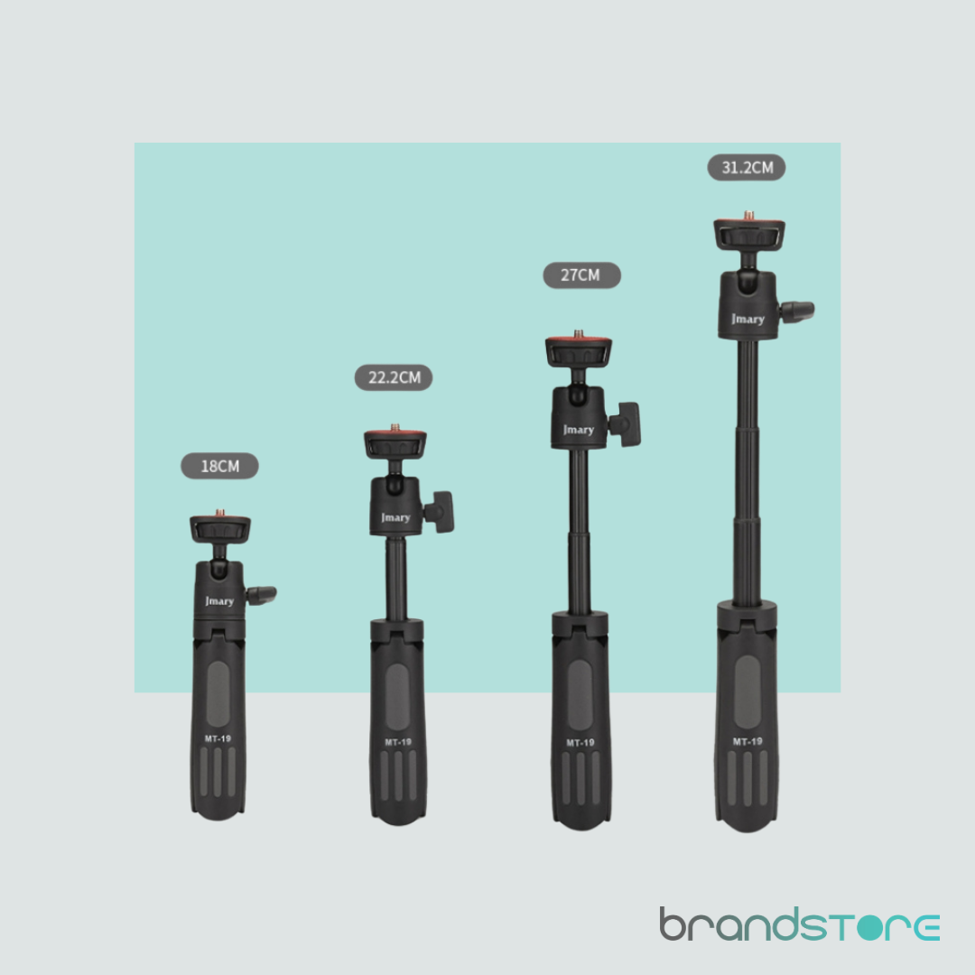 Support Téléphone Jmary MT19 - Trépied Mini et Tige à Selfie - Brandstore