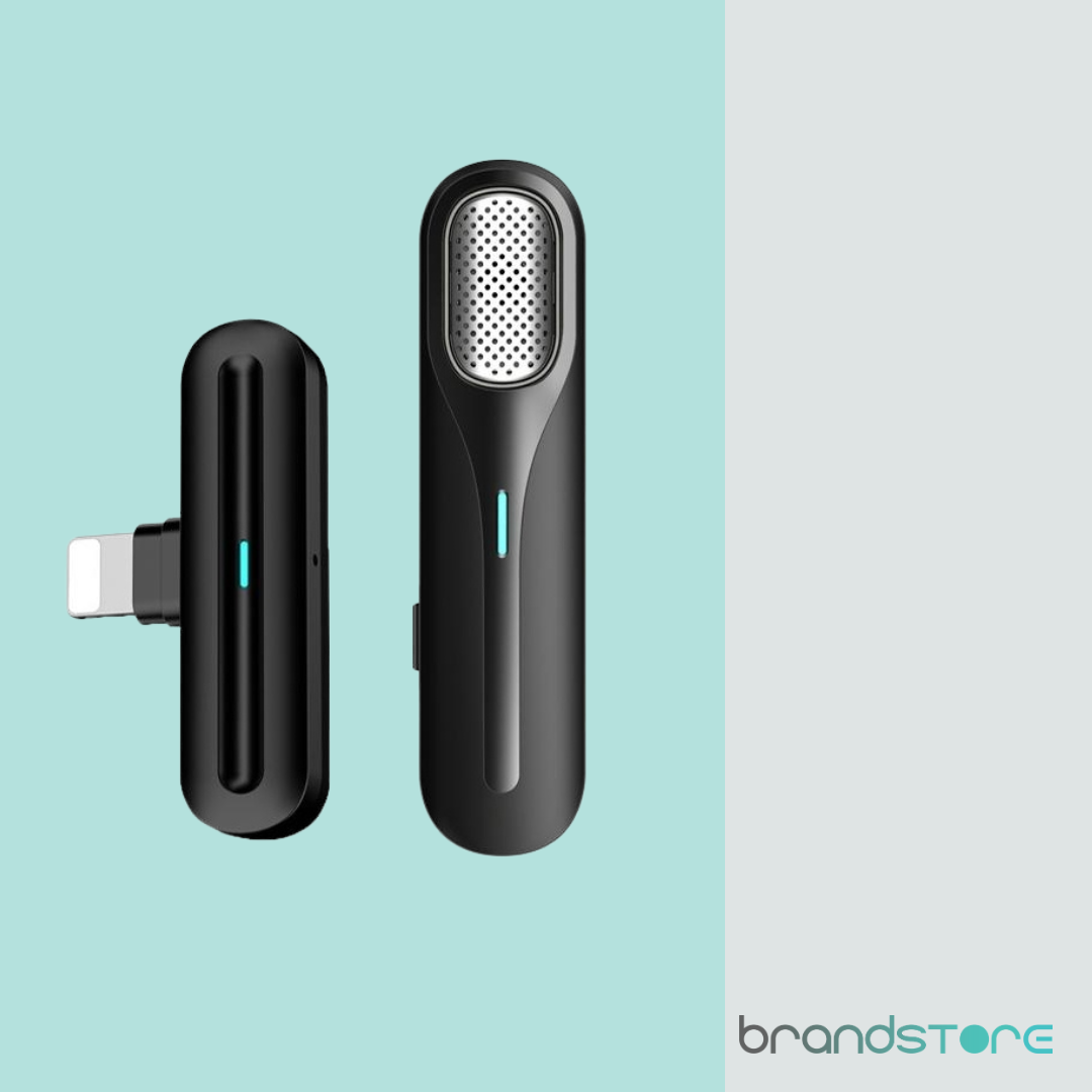 Microphone Sans Fil Vidvie MC01 à Clipser Deux en Un - Double Micro, Réduction de Bruit Intelligente et Charge Rapide - Brandstore