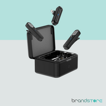 Microphone Sans Fil Vidvie MC01 à Clipser Deux en Un - Double Micro, Réduction de Bruit Intelligente et Charge Rapide - Brandstore