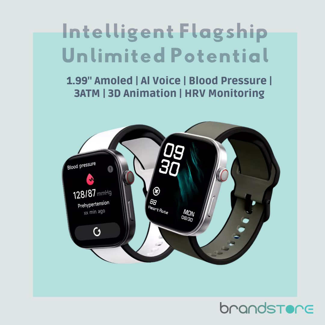 Smartwatch Maxwell GTX12 AMOLED Full Vision HD avec Assistant vocal AI - Brandstore