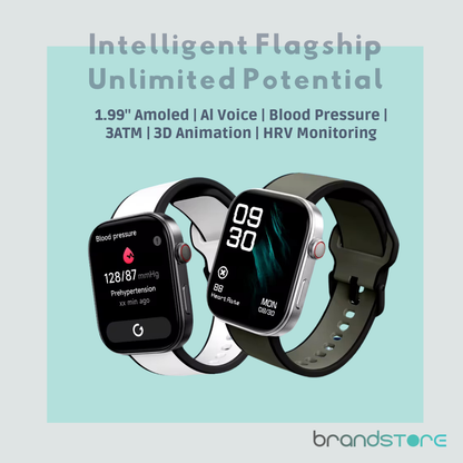 Smartwatch Maxwell GTX12 AMOLED Full Vision HD avec Assistant vocal AI - Brandstore