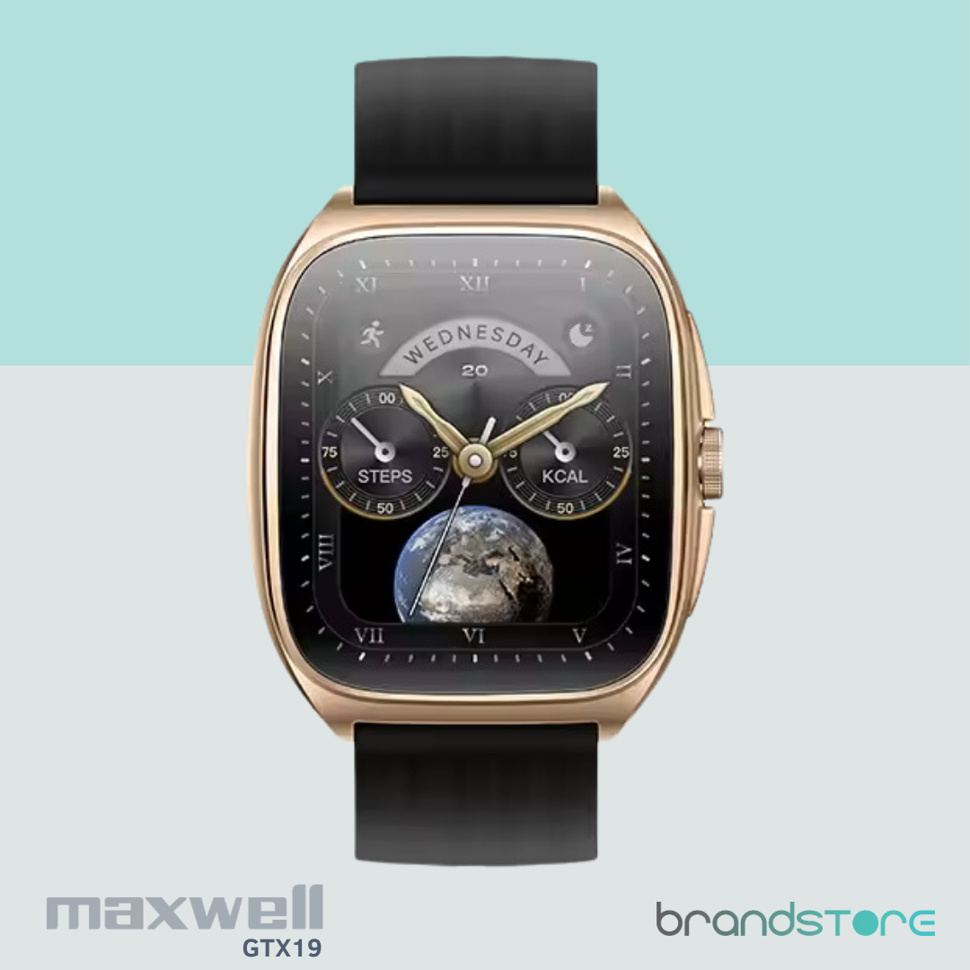 Smartwatch Maxwell GTX19 - Écran Incurvé AMOLED, Boîtier Aluminium Léger et Résistant - Brandstore