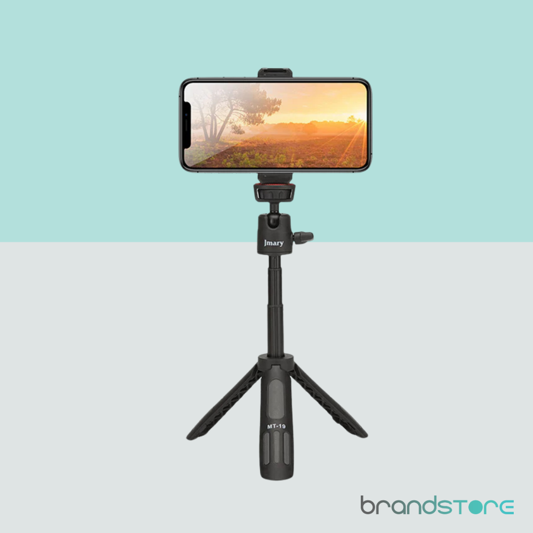 Support Téléphone Jmary MT19 - Trépied Mini et Tige à Selfie - Brandstore