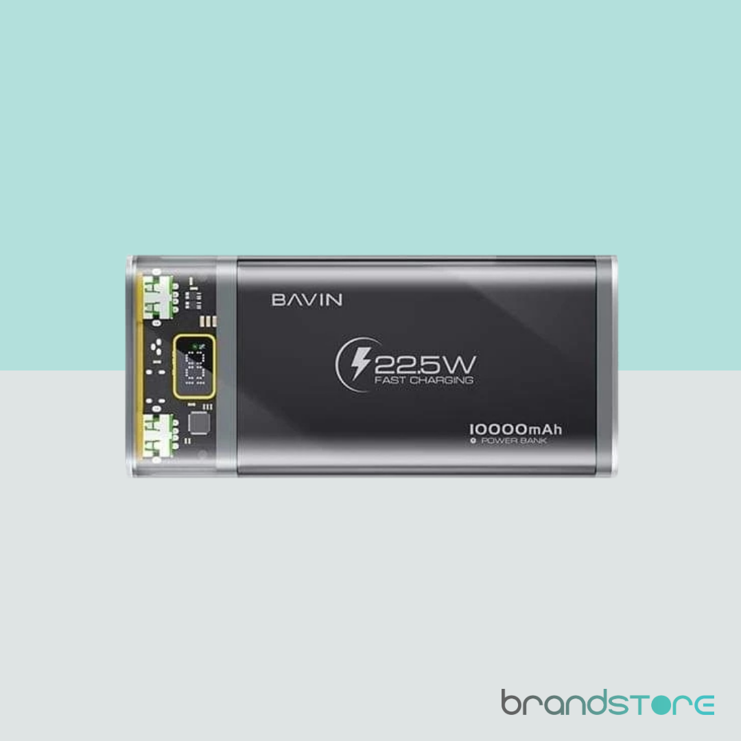 Power Bank BAVIN PC001 10000mAh - Charge Rapide 22.5W PD, Multi-Ports, Portable pour Voyage - Brandstore