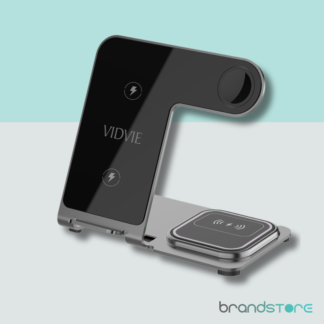 Chargeur sans fil Vidvie WLC1410 3 en 1 - Brandstore