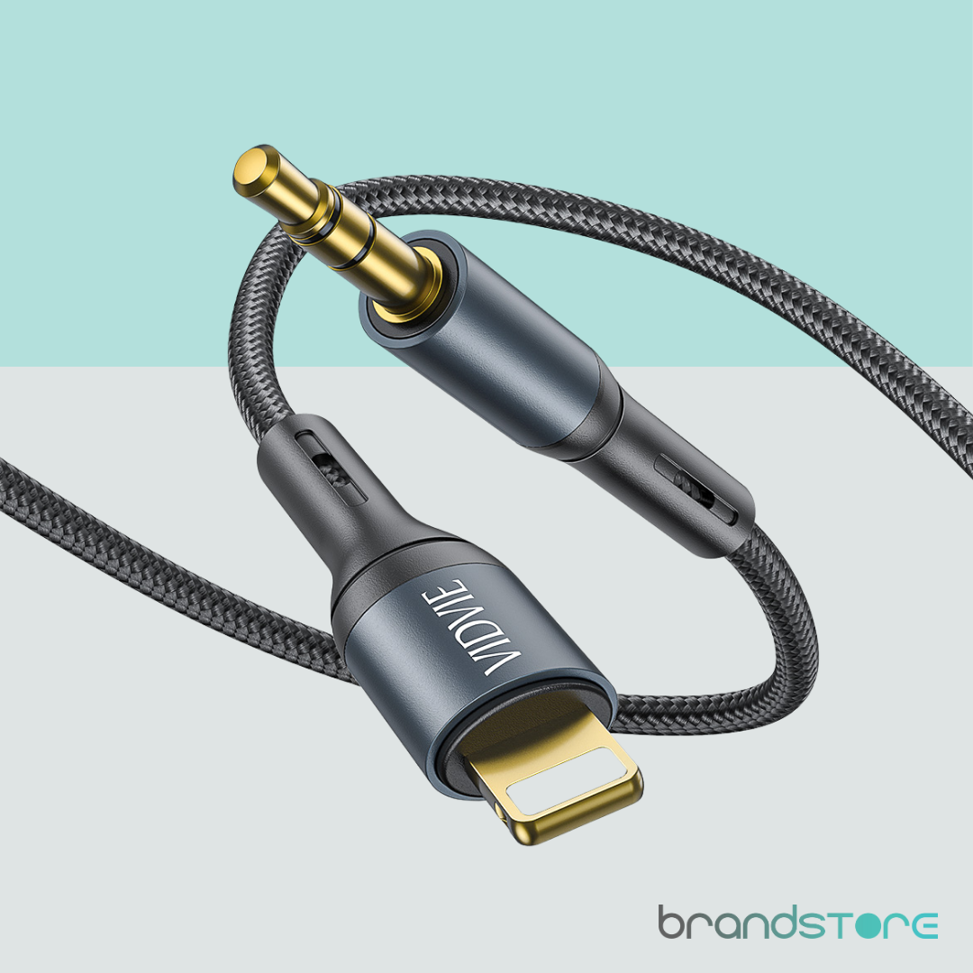 Cable AUX Vidvie AL1112 lightning 1.8m - Brandstore