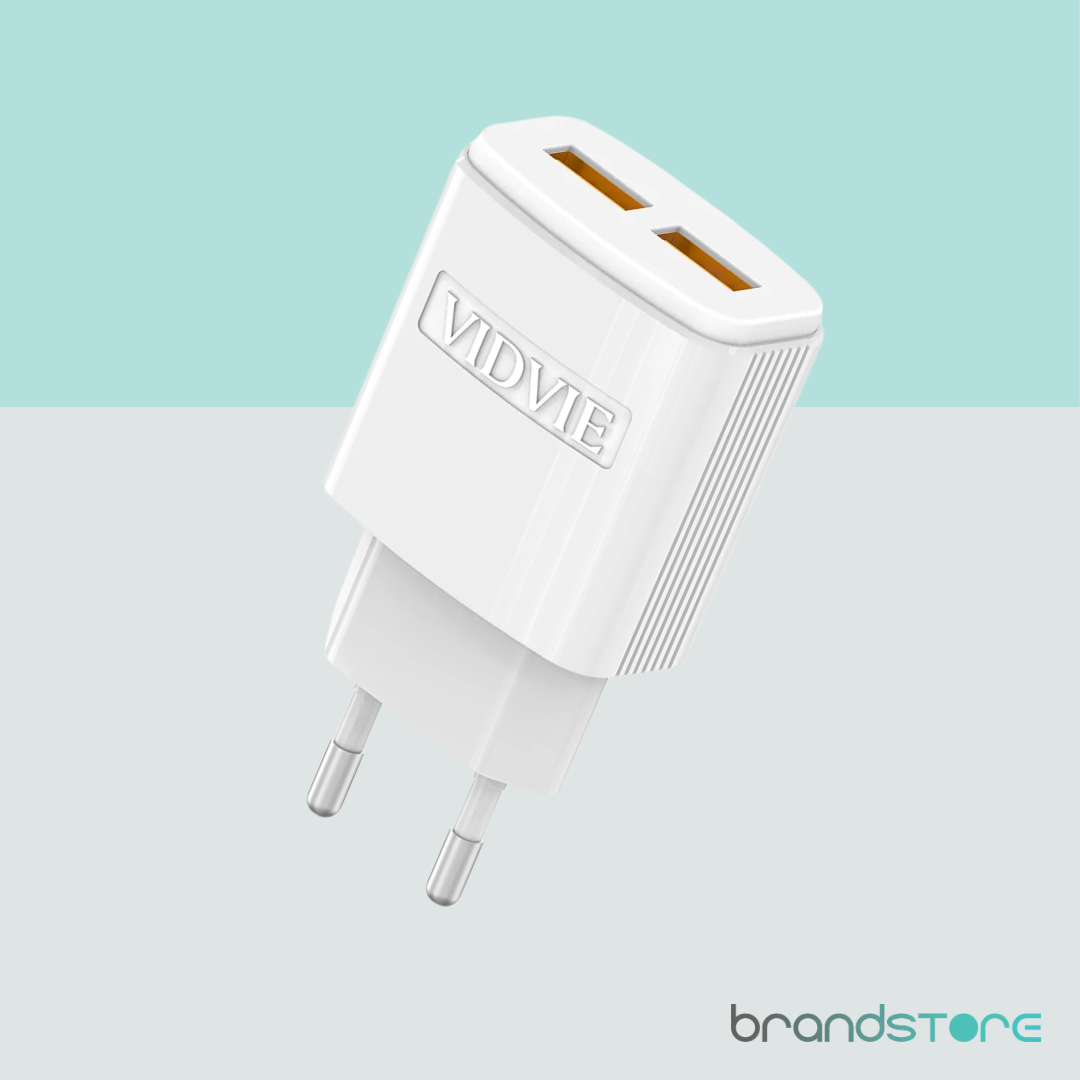 Chargeur Vidvie PLE245 Double USB Rapide - Compact, Universel et Efficace - Brandstore