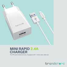 Chargeur Bavin PC895 2.4A Chargeur rapide mural 2.4A - Brandstore