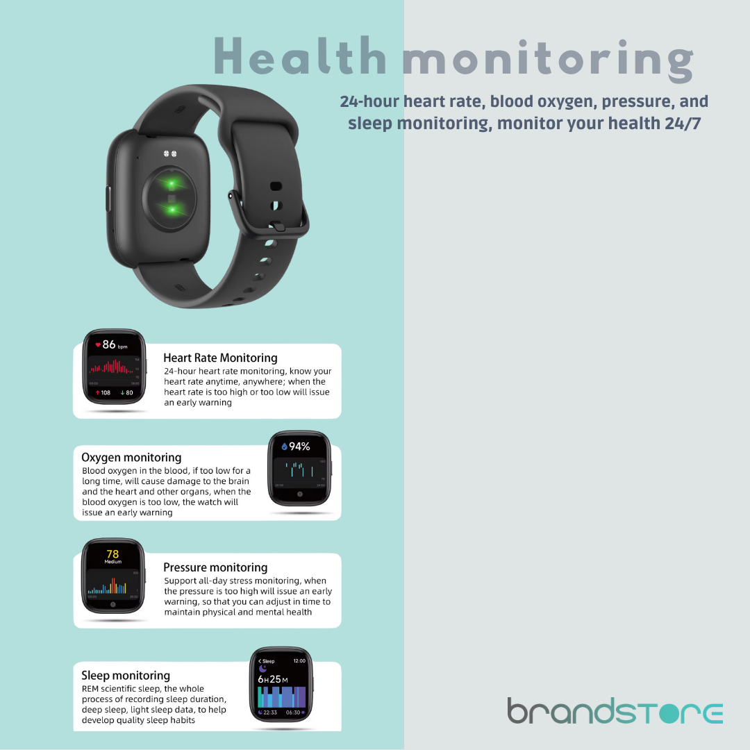 Smartwatch Maxwell IDW26 – Design moderne, Appels Bluetooth, Assistant Vocal Alexa - Brandstore