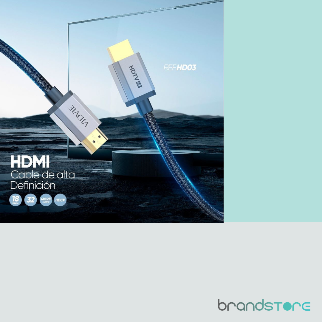 Cable HDMI Vidvie HD03 - 4K@60Hz 2 et 3 mètres - Brandstore