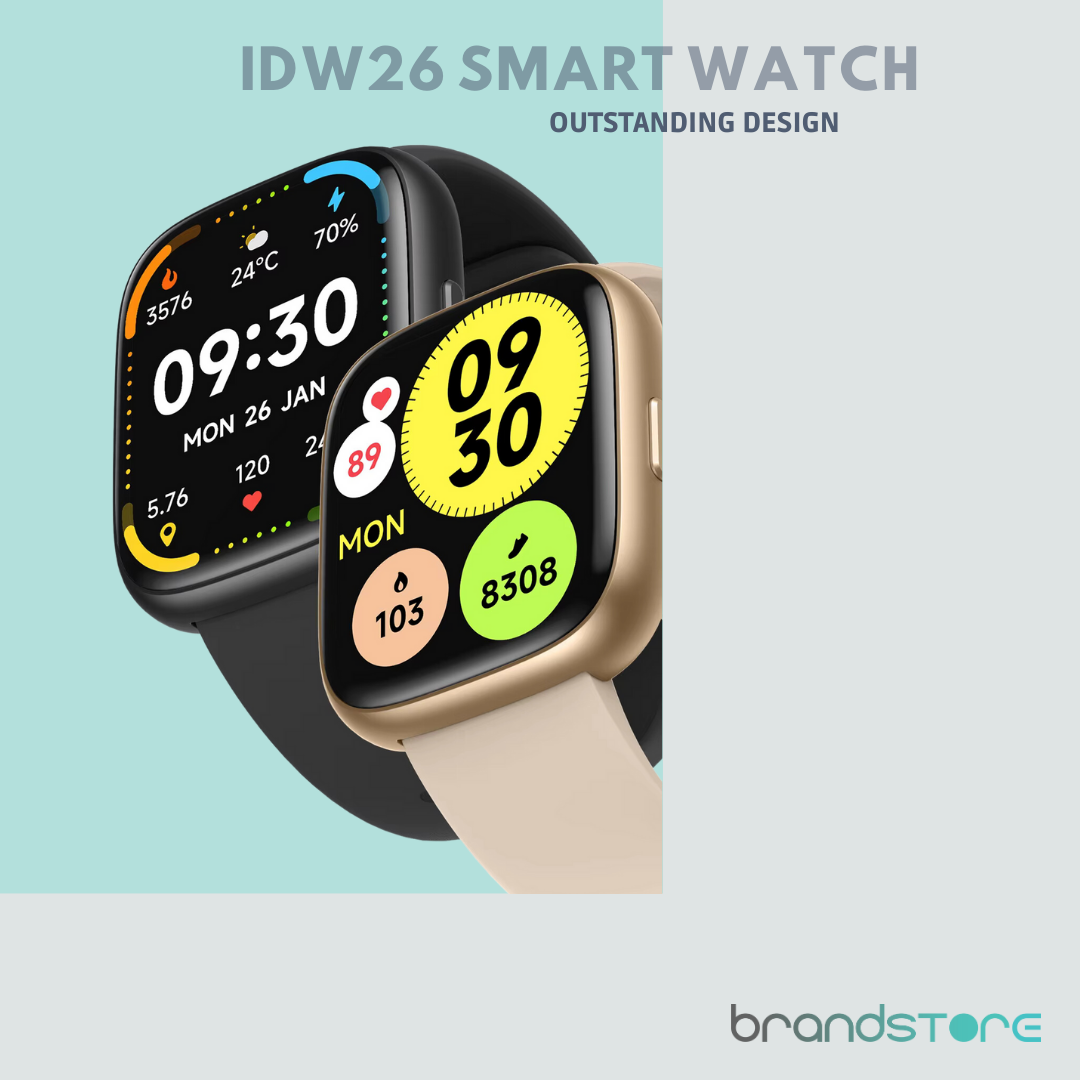 Smartwatch Maxwell IDW26 – Design moderne, Appels Bluetooth, Assistant Vocal Alexa - Brandstore